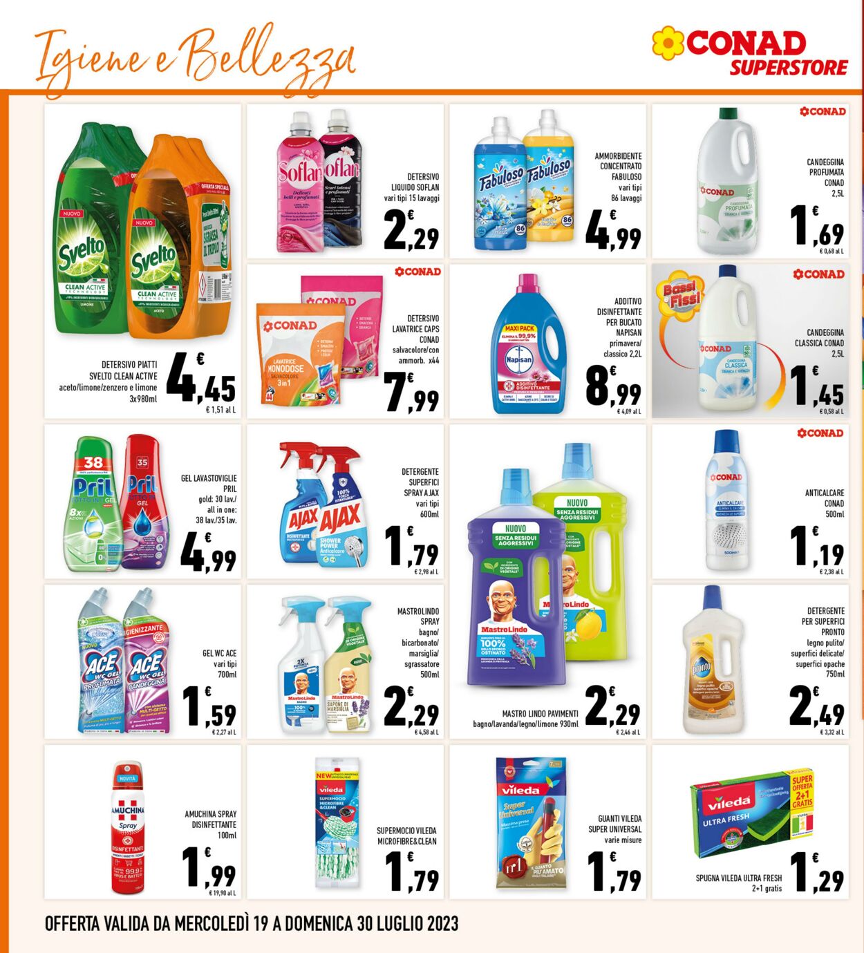 Volantino Conad 19.07.2023 - 30.07.2023