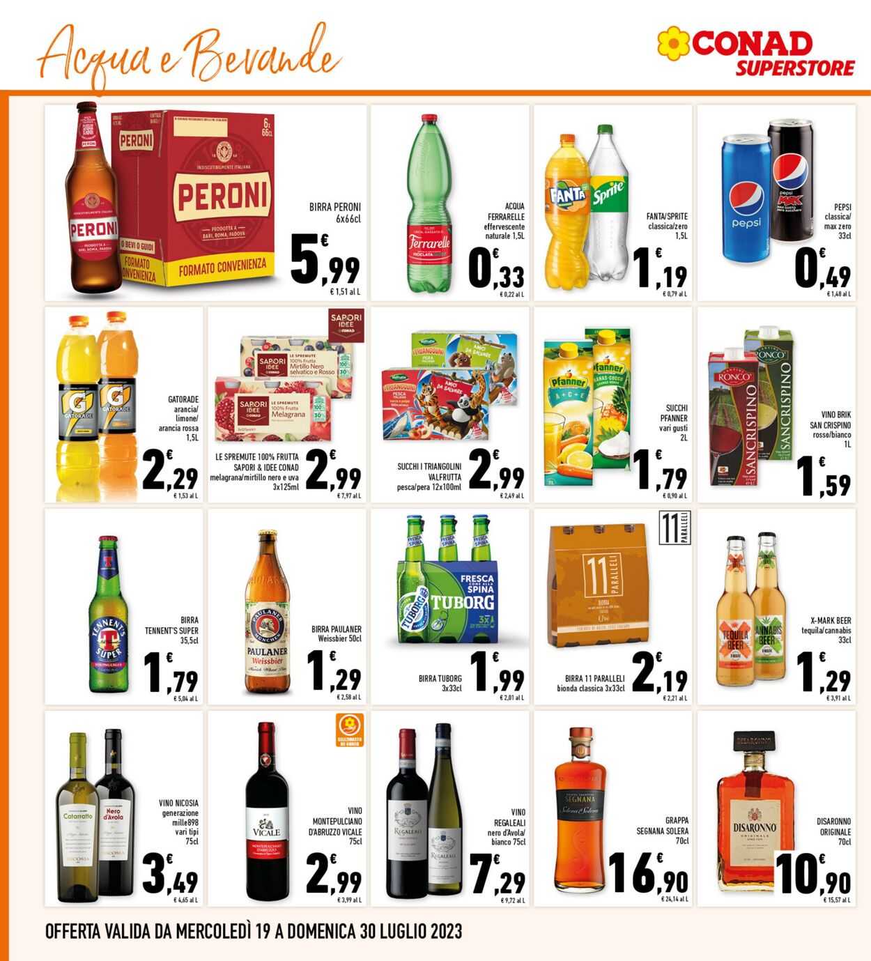 Volantino Conad 19.07.2023 - 30.07.2023