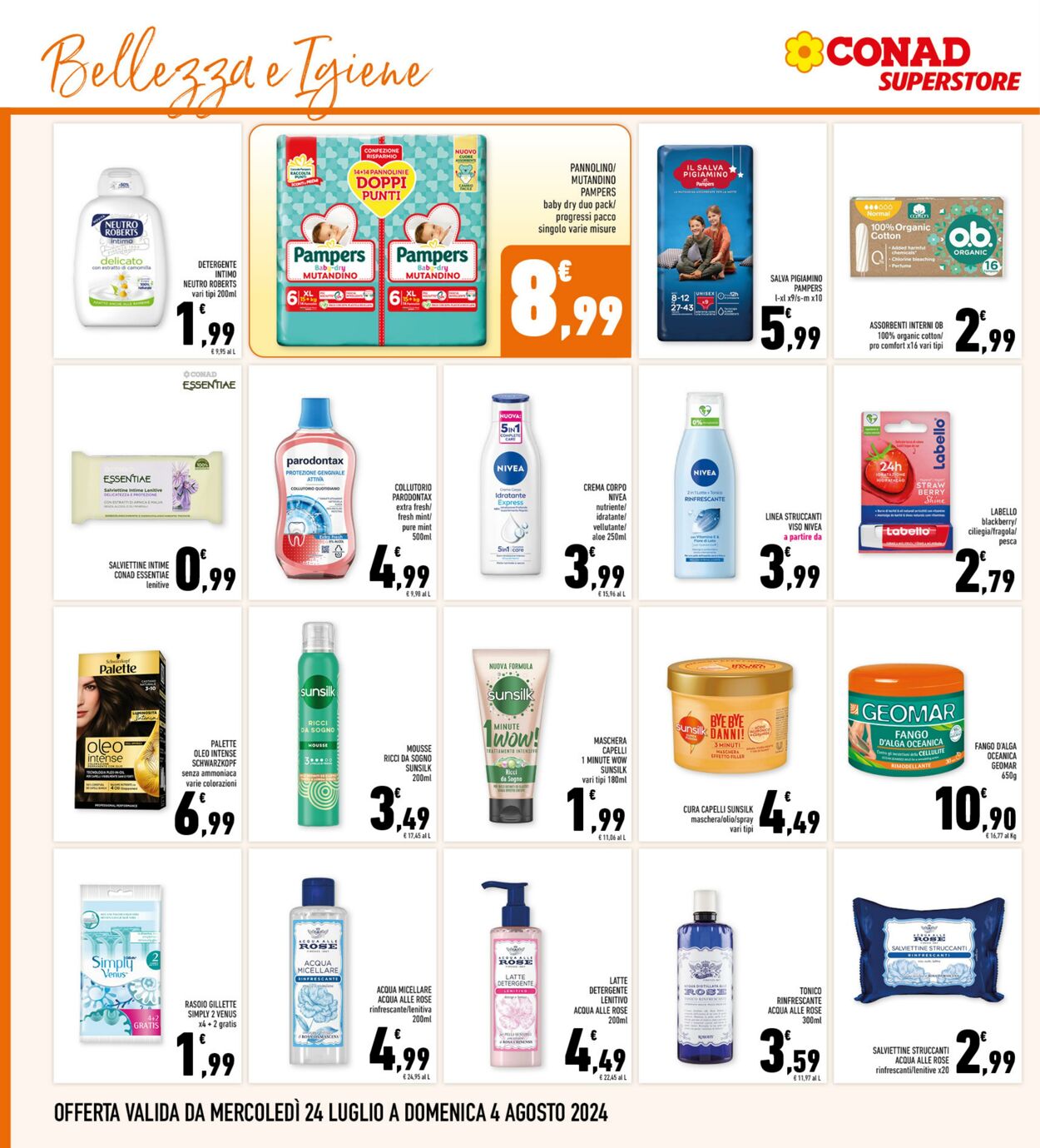 Volantino Conad 24.07.2024 - 04.08.2024