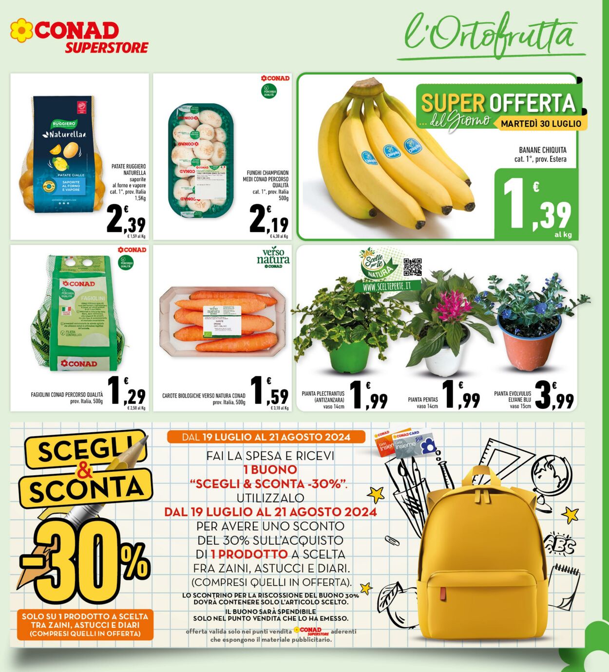 Volantino Conad 24.07.2024 - 04.08.2024