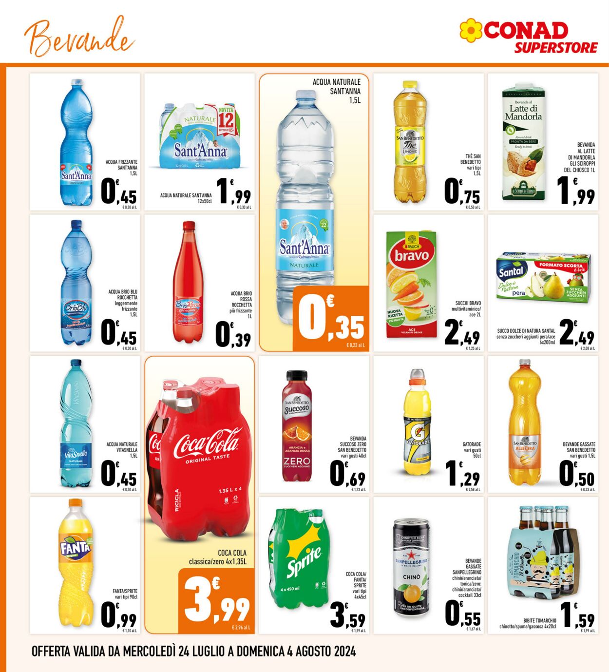 Volantino Conad 24.07.2024 - 04.08.2024