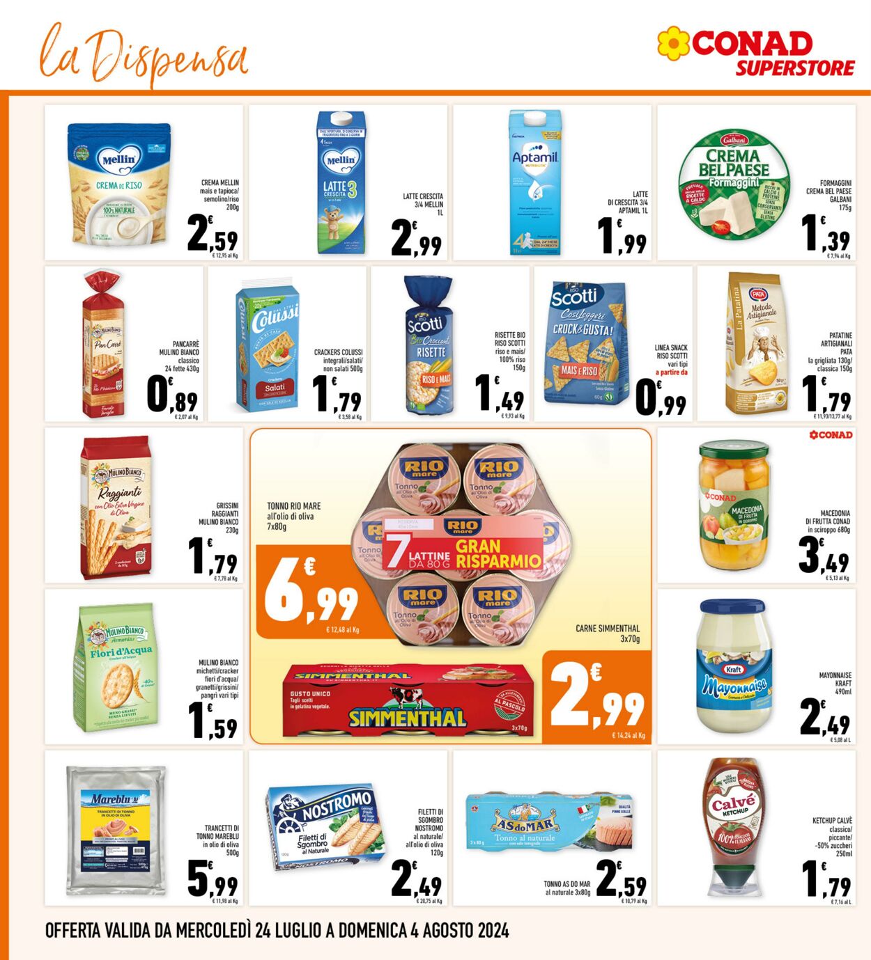 Volantino Conad 24.07.2024 - 04.08.2024