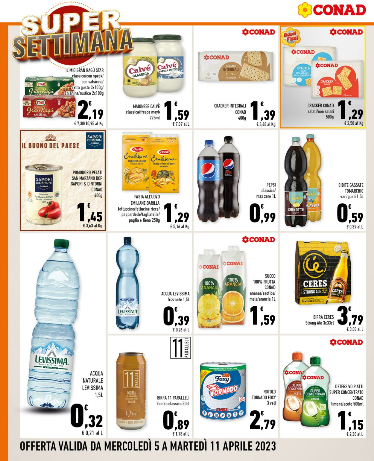 Volantino Conad 05.04.2023 - 11.04.2023