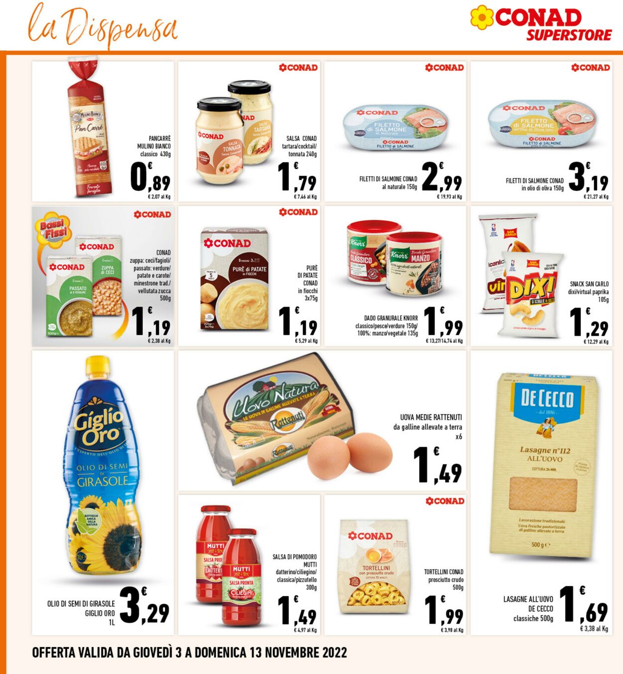 Volantino Conad 03.10.2022 - 12.11.2022