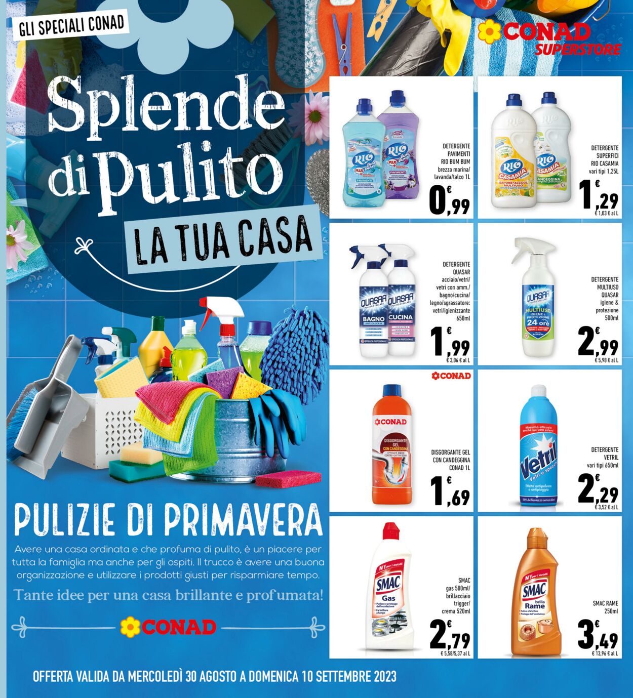 Volantino Conad 30.08.2023 - 10.09.2023