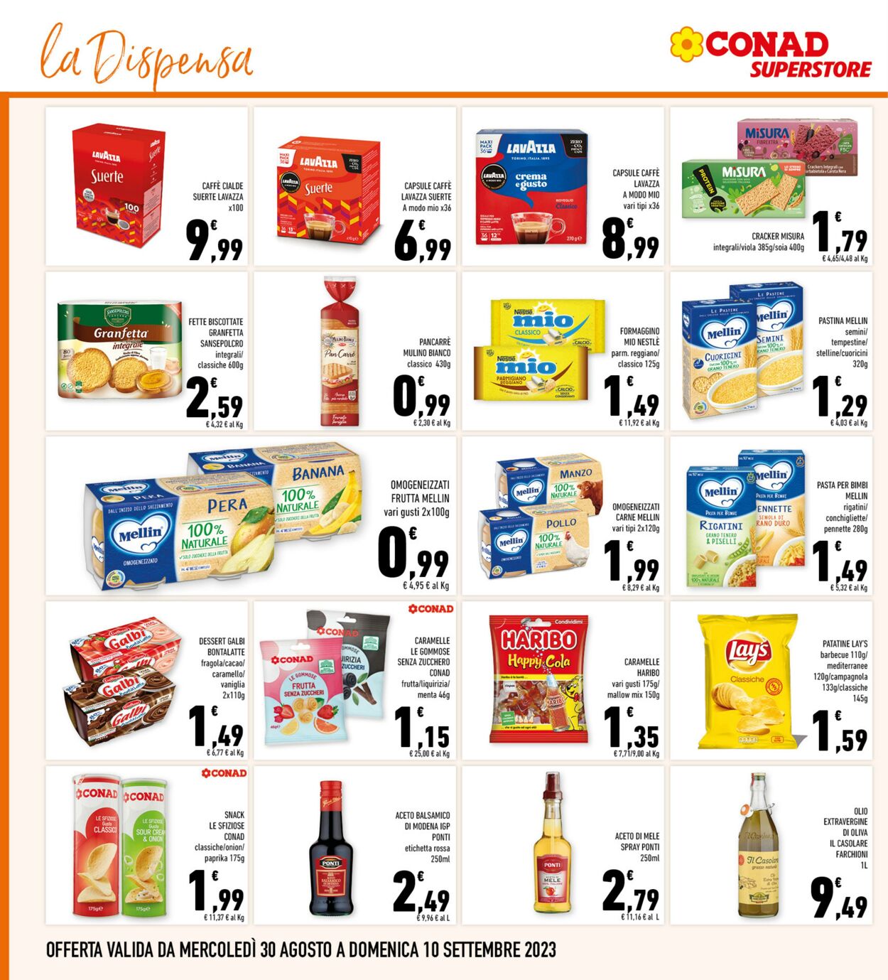 Volantino Conad 30.08.2023 - 10.09.2023