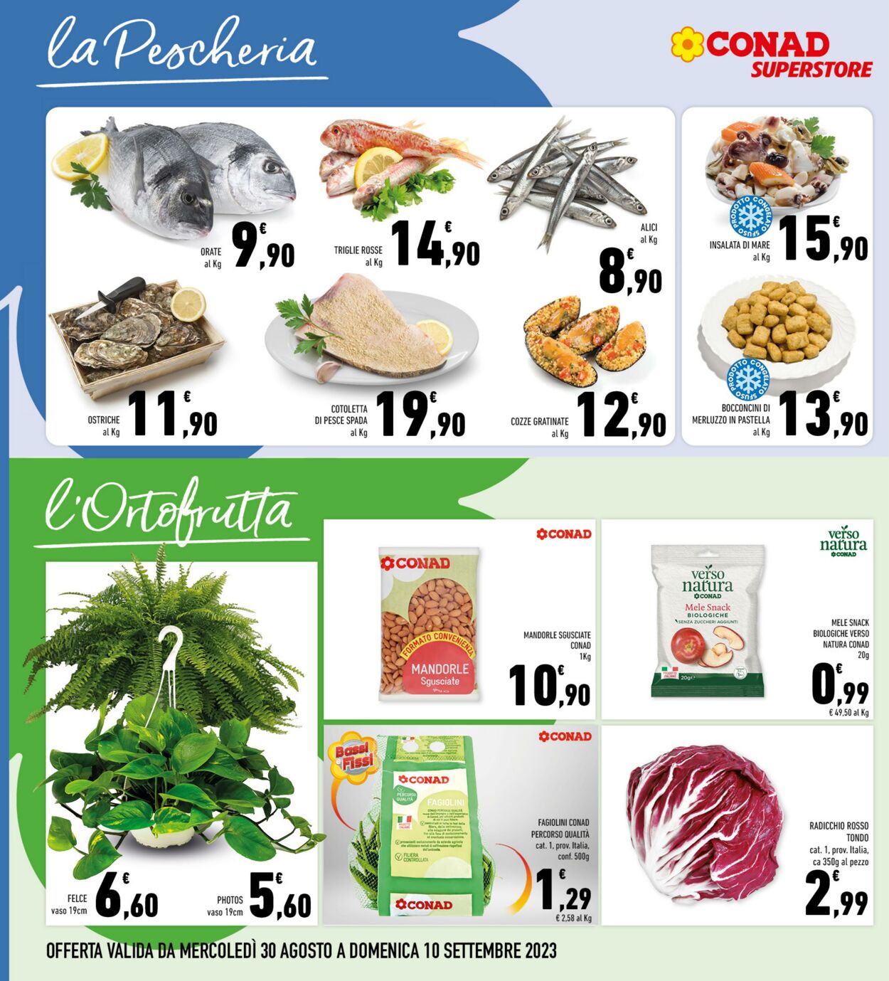 Volantino Conad 30.08.2023 - 10.09.2023