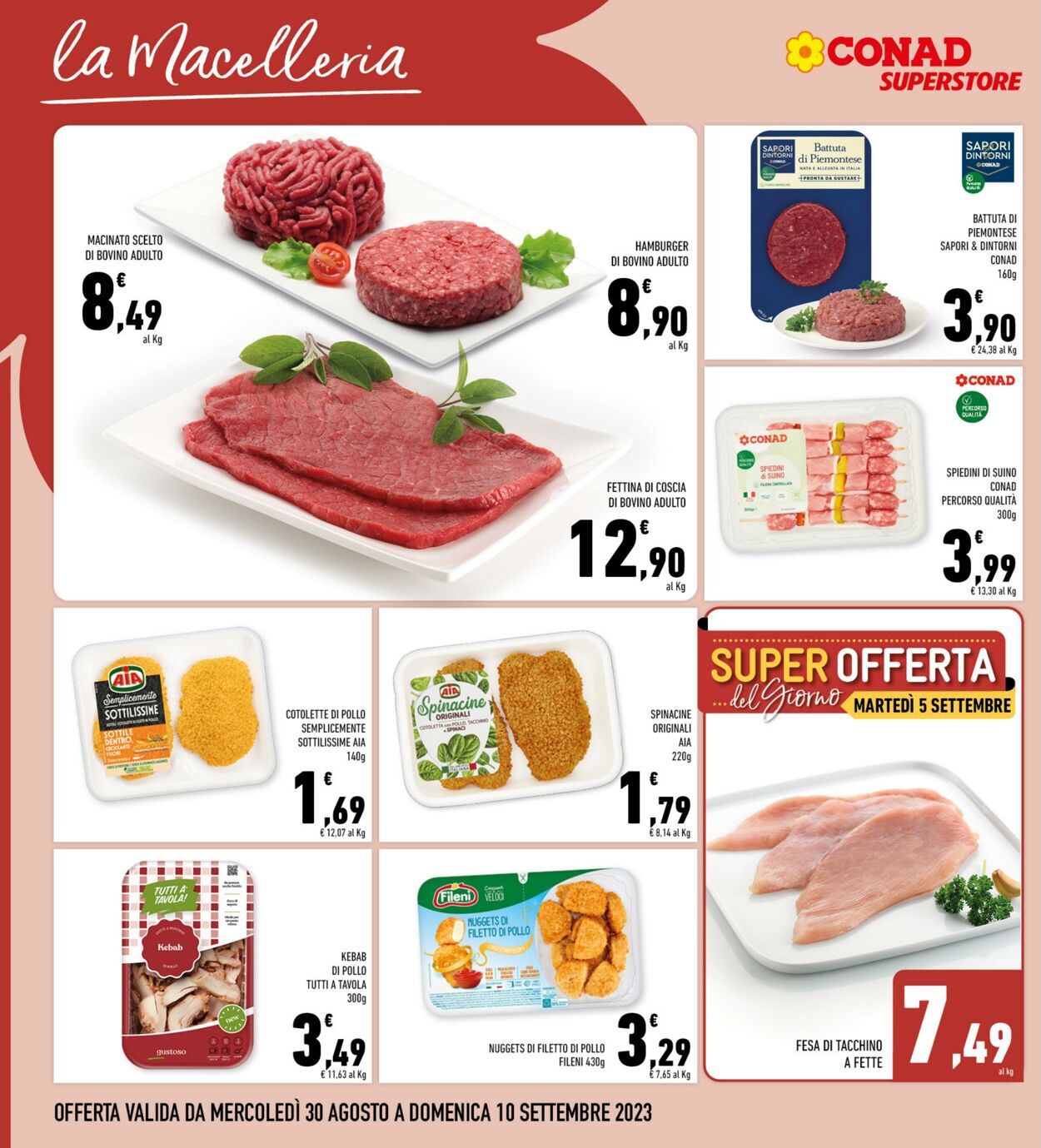 Volantino Conad 30.08.2023 - 10.09.2023