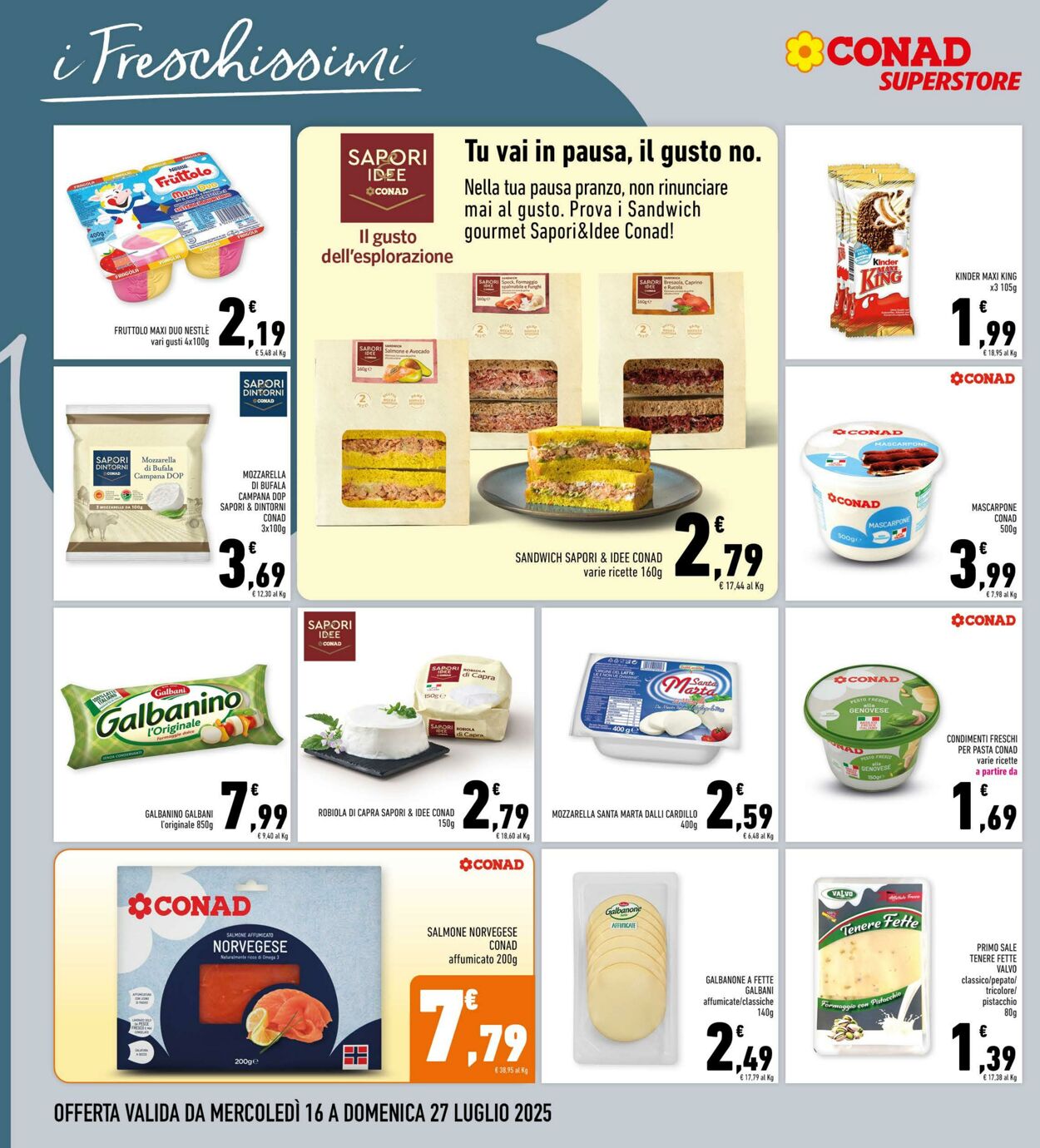 Volantino Conad 25.07.2025 - 25.07.2025