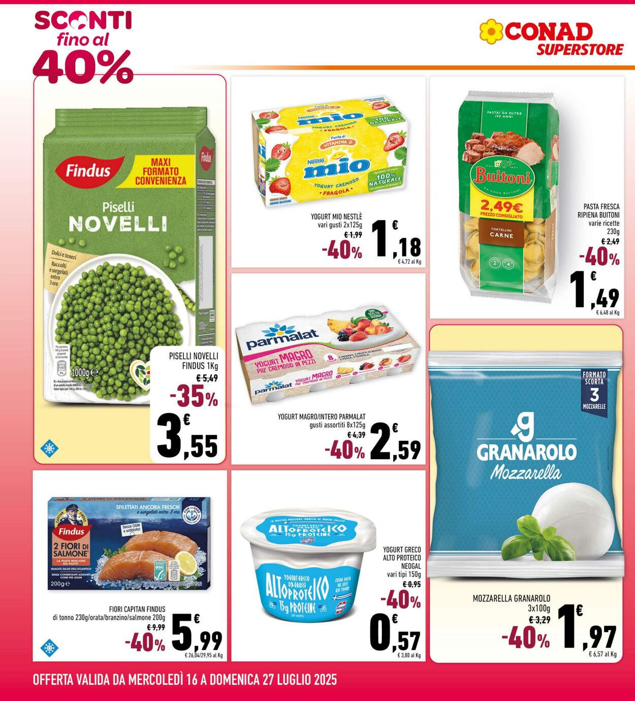 Volantino Conad 25.07.2025 - 25.07.2025