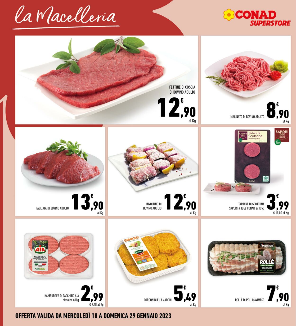 Volantino Conad 18.01.2023 - 29.01.2023