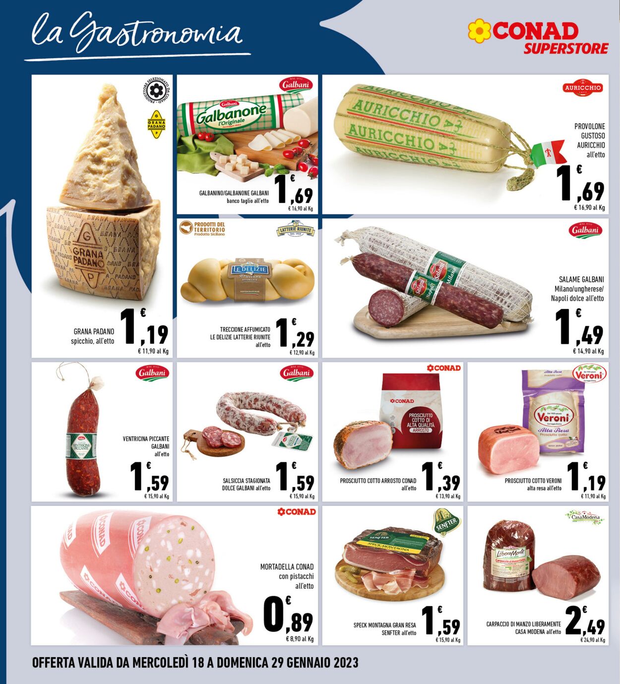 Volantino Conad 18.01.2023 - 29.01.2023