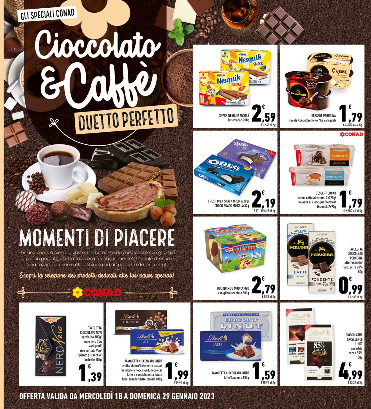 Volantino Conad 18.01.2023 - 29.01.2023