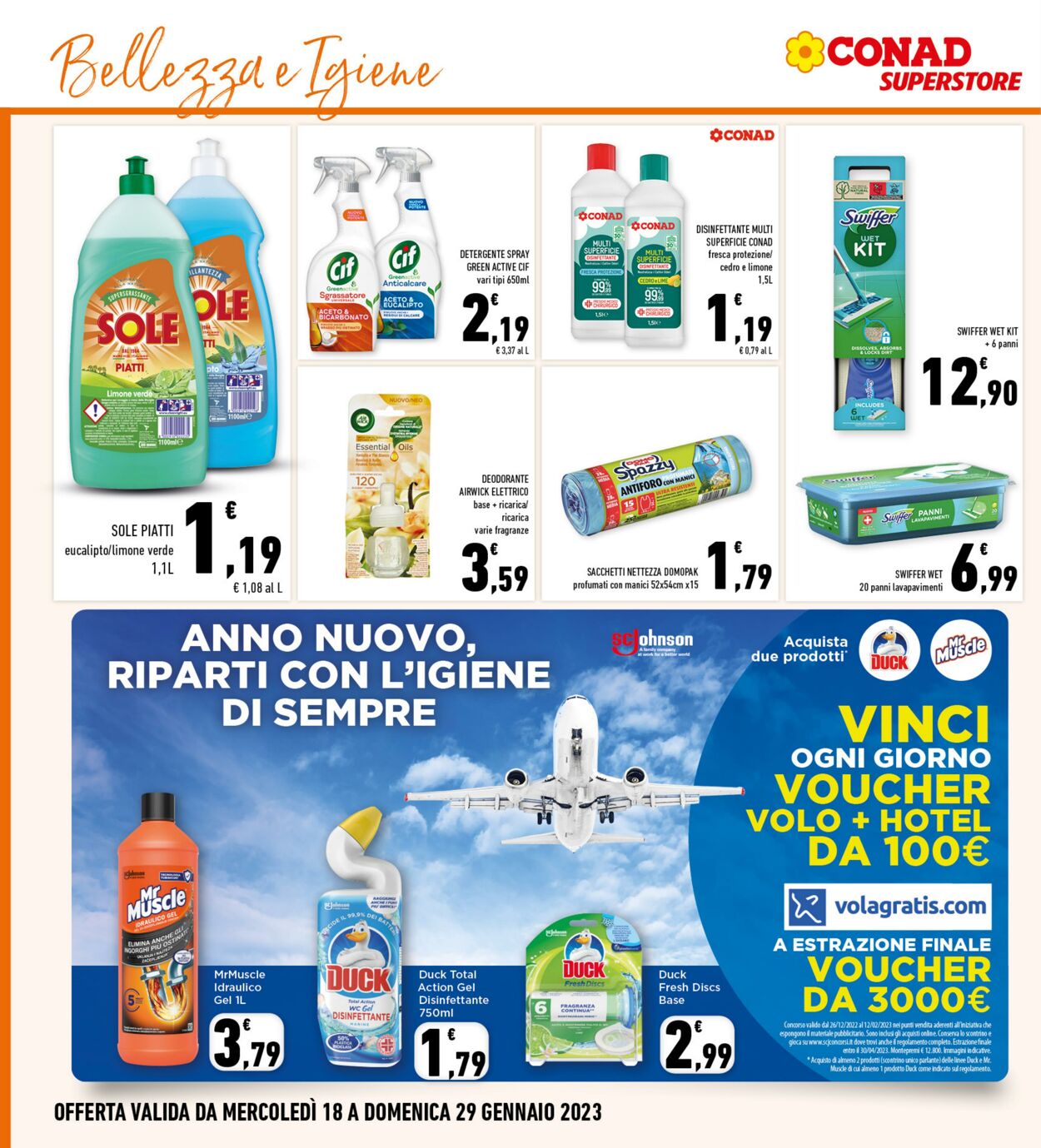 Volantino Conad 18.01.2023 - 29.01.2023