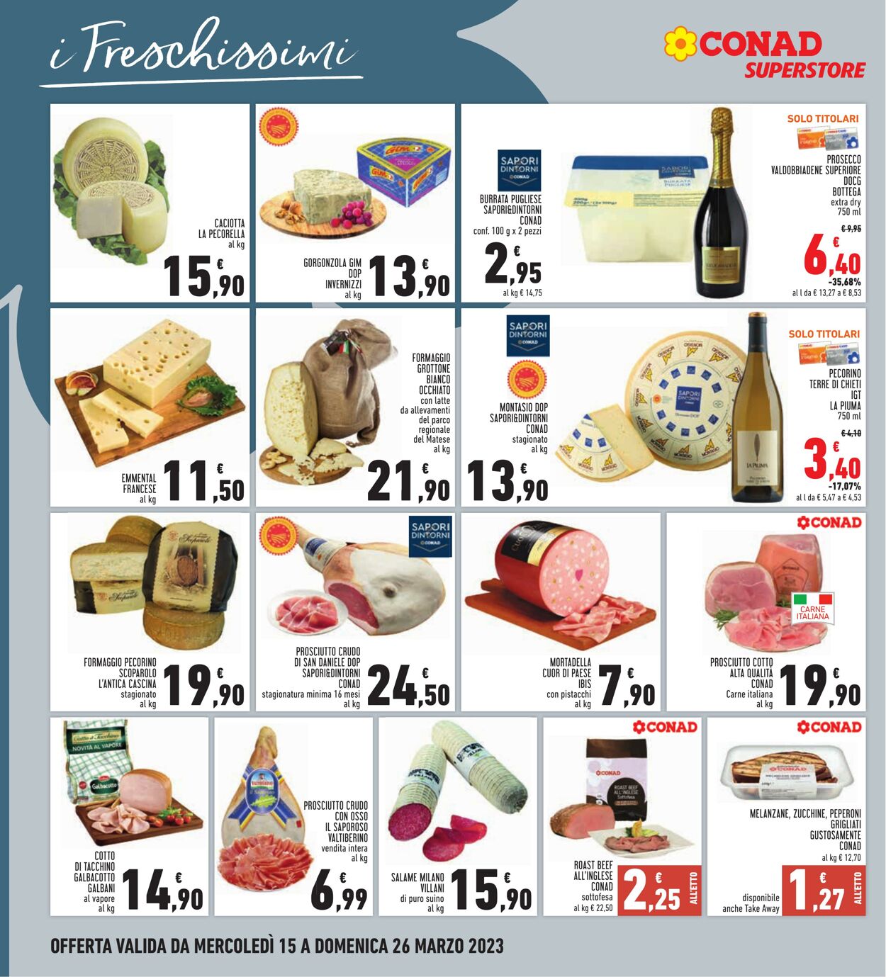 Volantino Conad 15.03.2023 - 26.03.2023