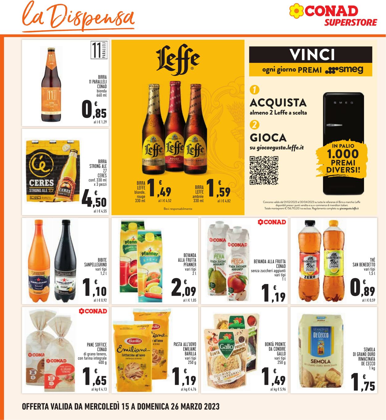 Volantino Conad 15.03.2023 - 26.03.2023