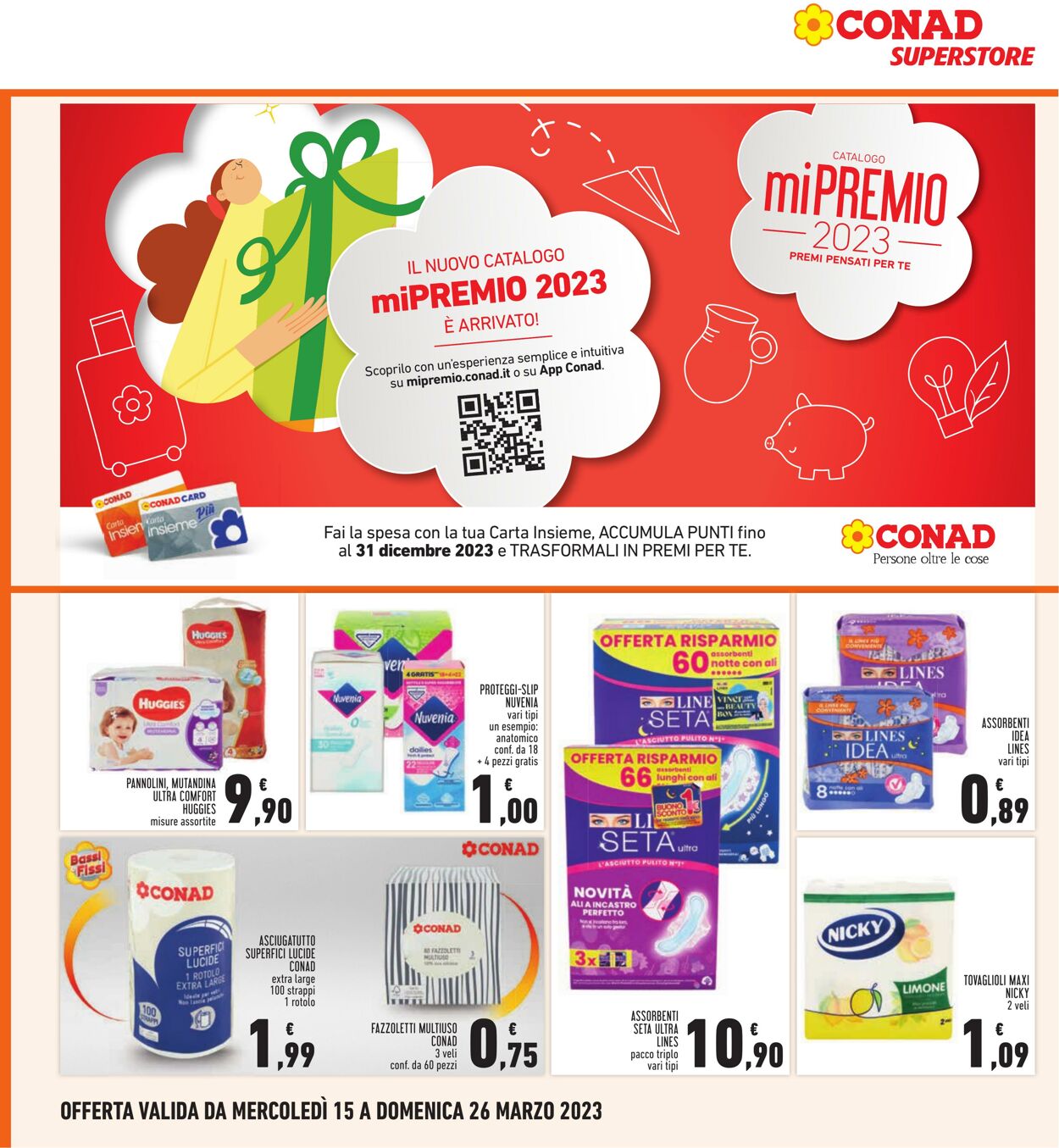 Volantino Conad 15.03.2023 - 26.03.2023