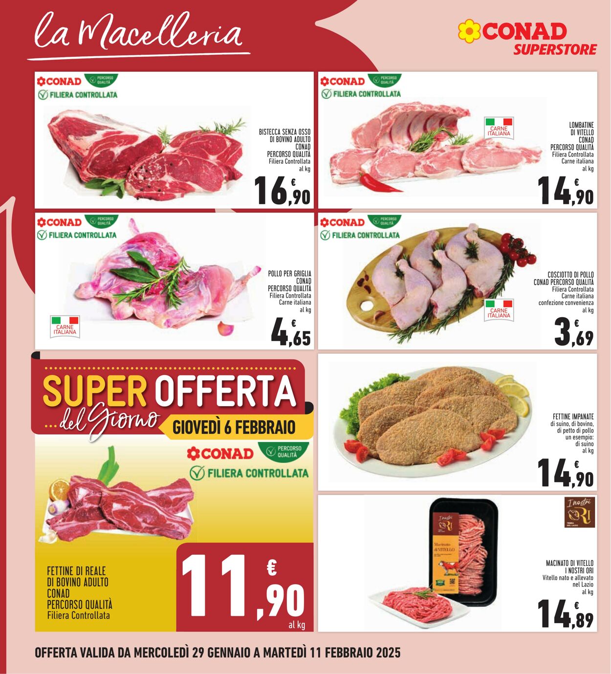 Volantino Conad 29.01.2025 - 11.02.2025