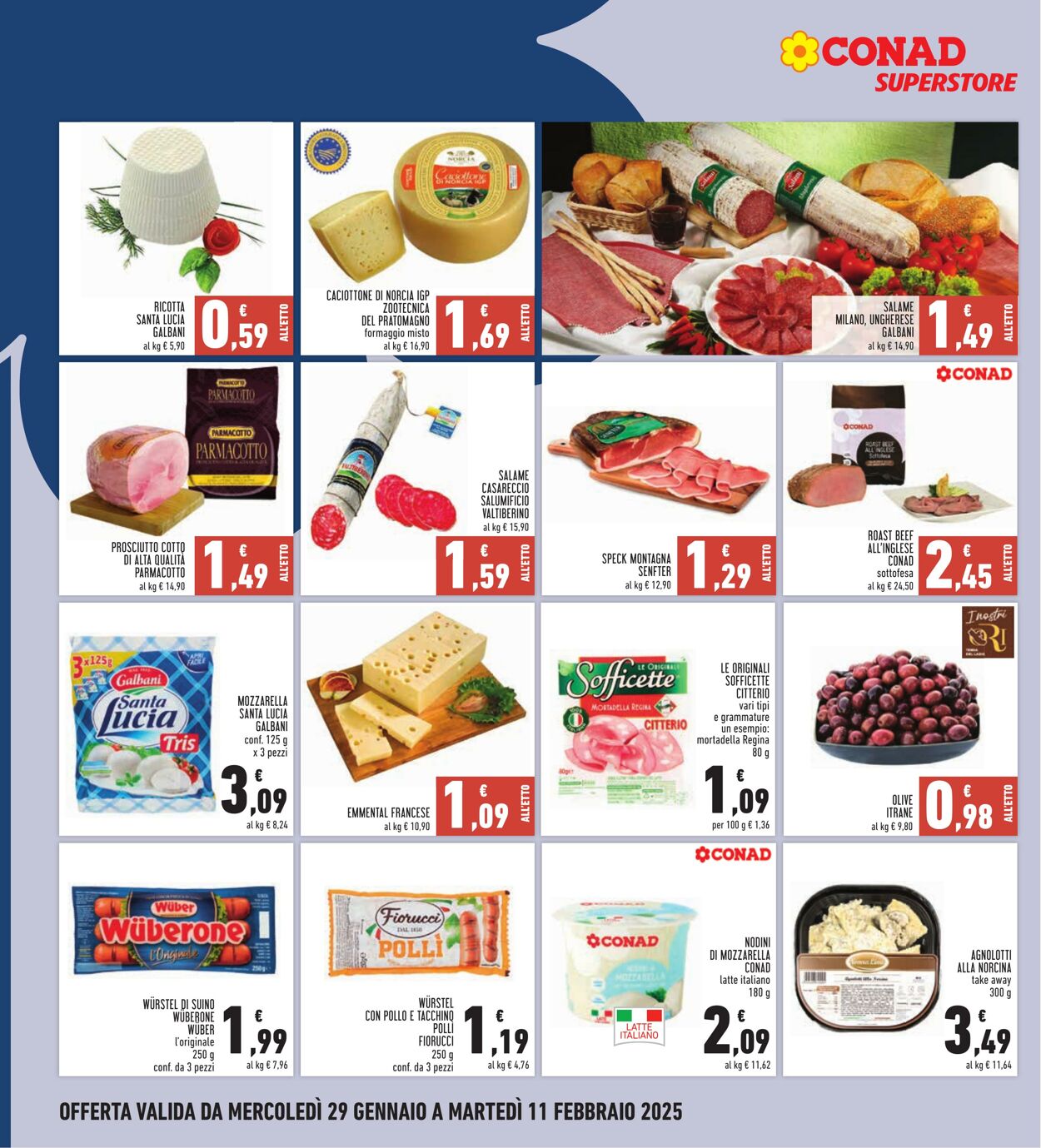 Volantino Conad 29.01.2025 - 11.02.2025