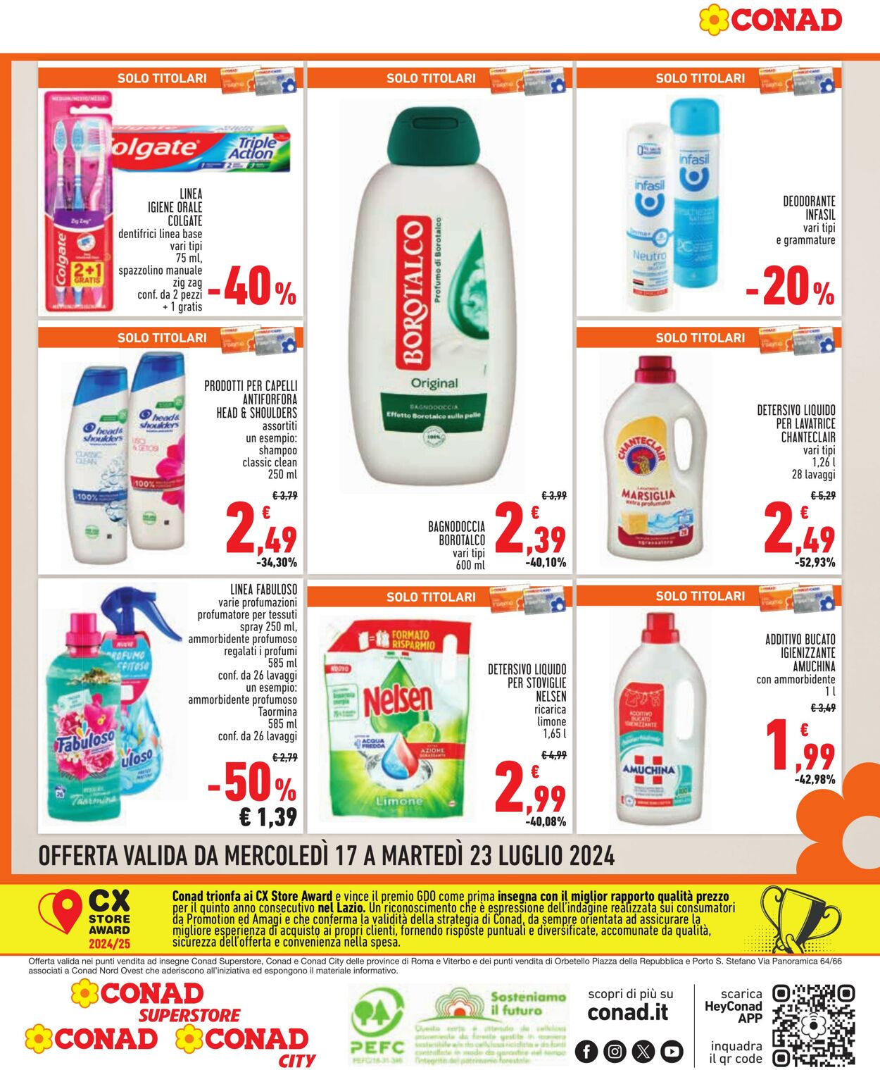 Volantino Conad 17.07.2024 - 23.07.2024