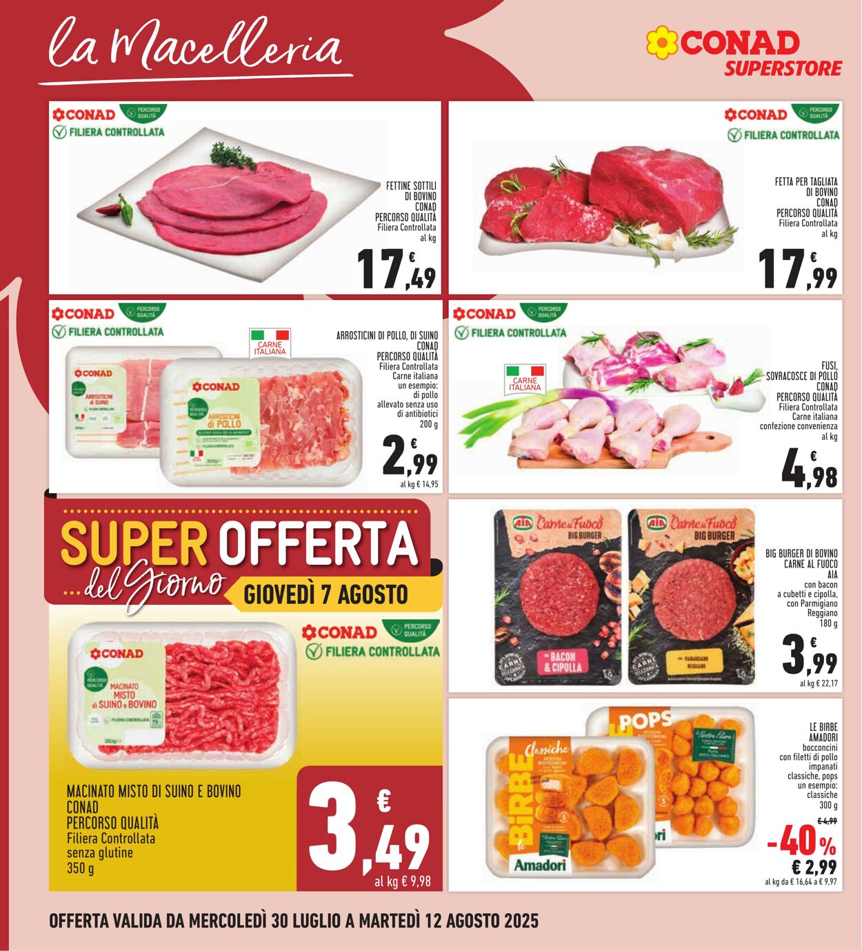 Volantino Conad 09.08.2025 - 09.08.2025