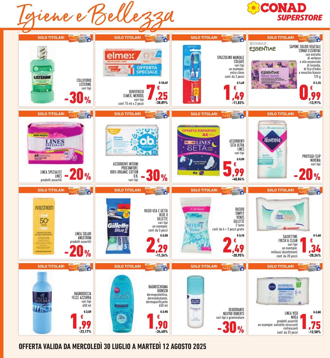 Volantino Conad 09.08.2025 - 09.08.2025