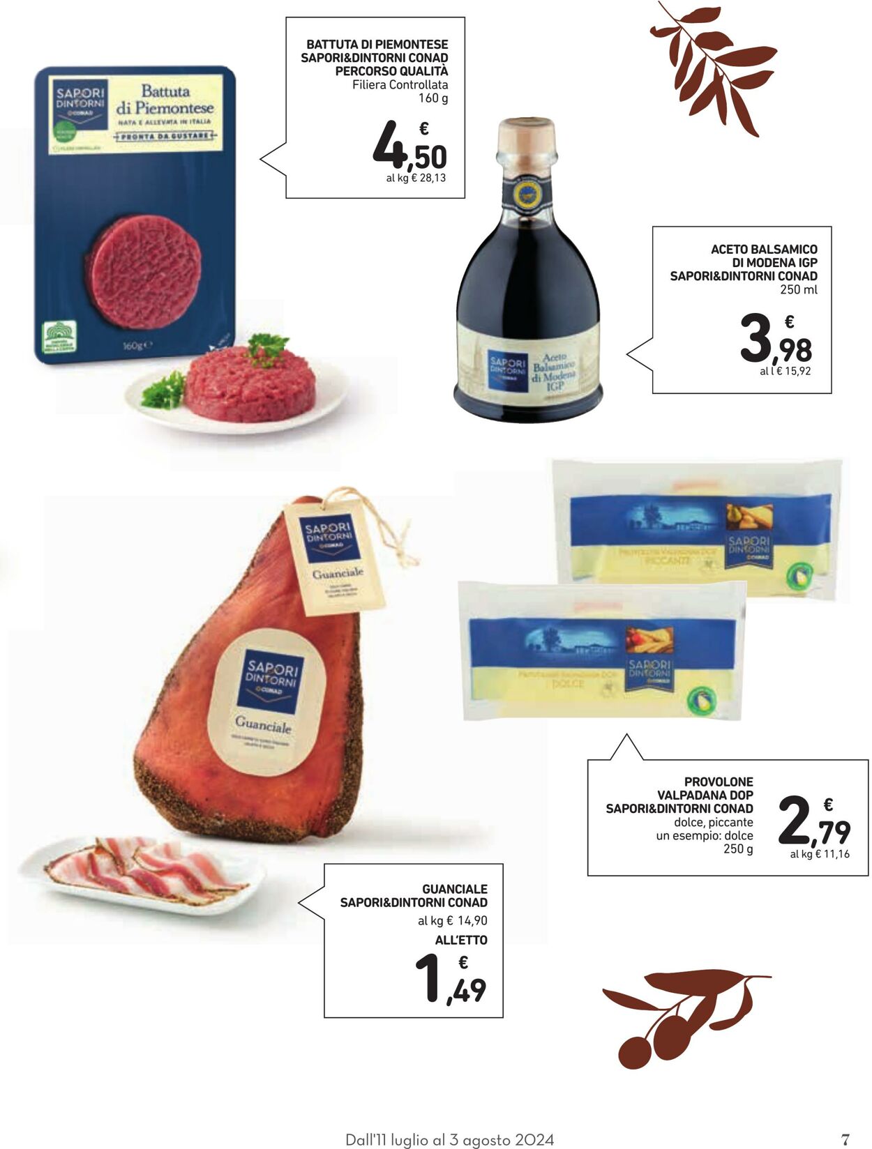 Volantino Conad 11.07.2024 - 03.08.2024