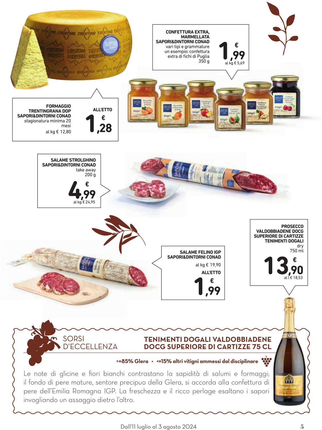 Volantino Conad 11.07.2024 - 03.08.2024