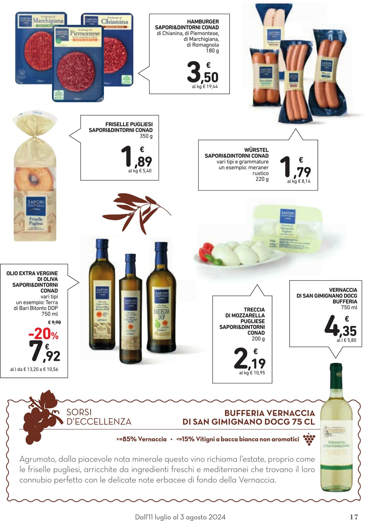 Volantino Conad 11.07.2024 - 03.08.2024