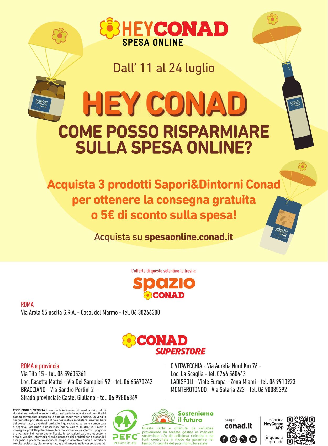 Volantino Conad 11.07.2024 - 03.08.2024