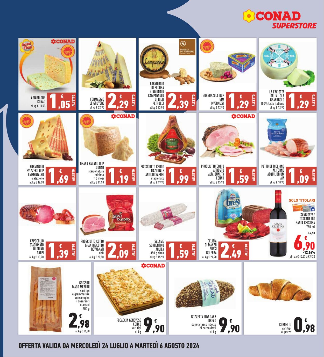 Volantino Conad 24.07.2024 - 06.08.2024