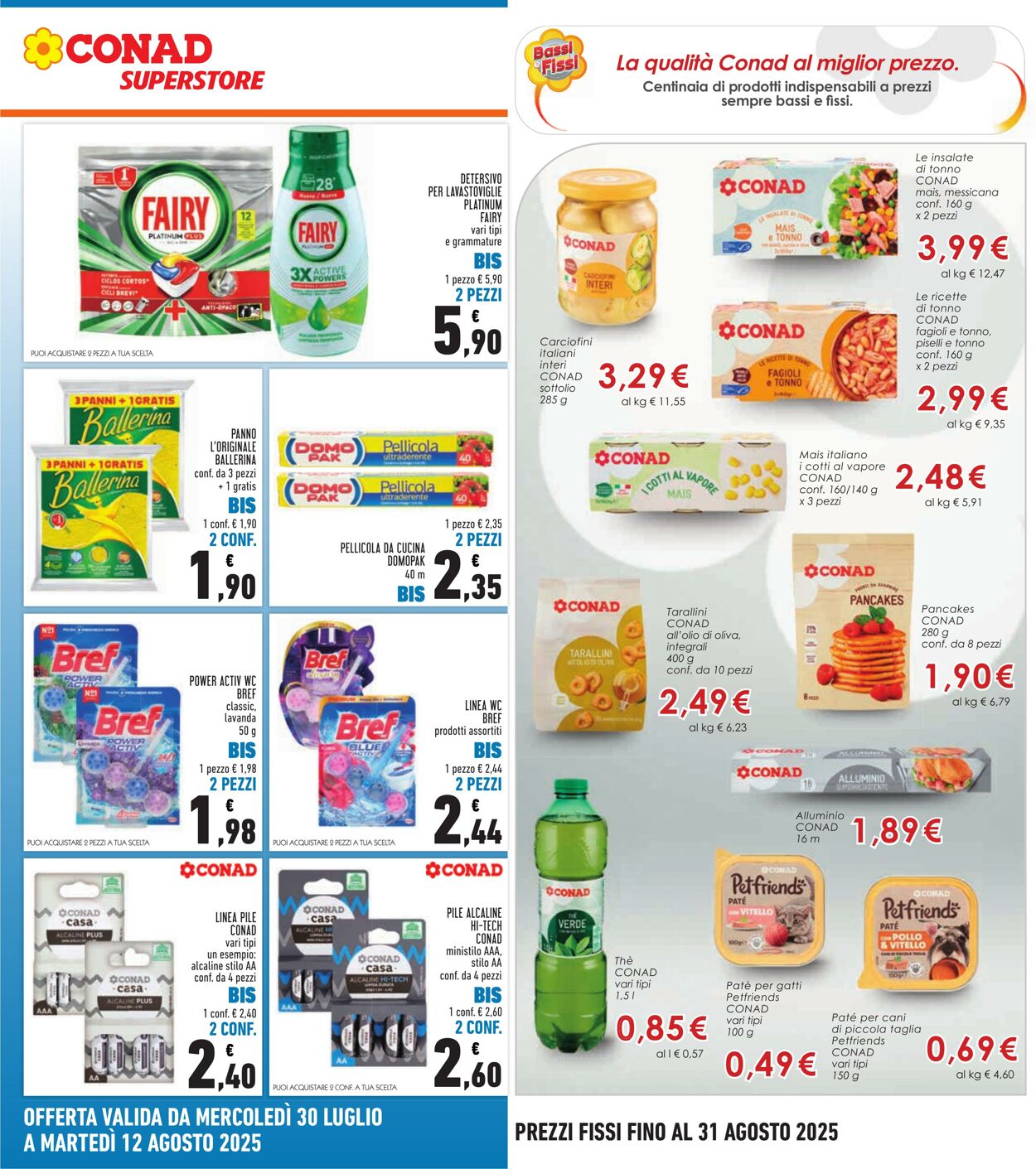 Volantino Conad 07.08.2025 - 07.08.2025