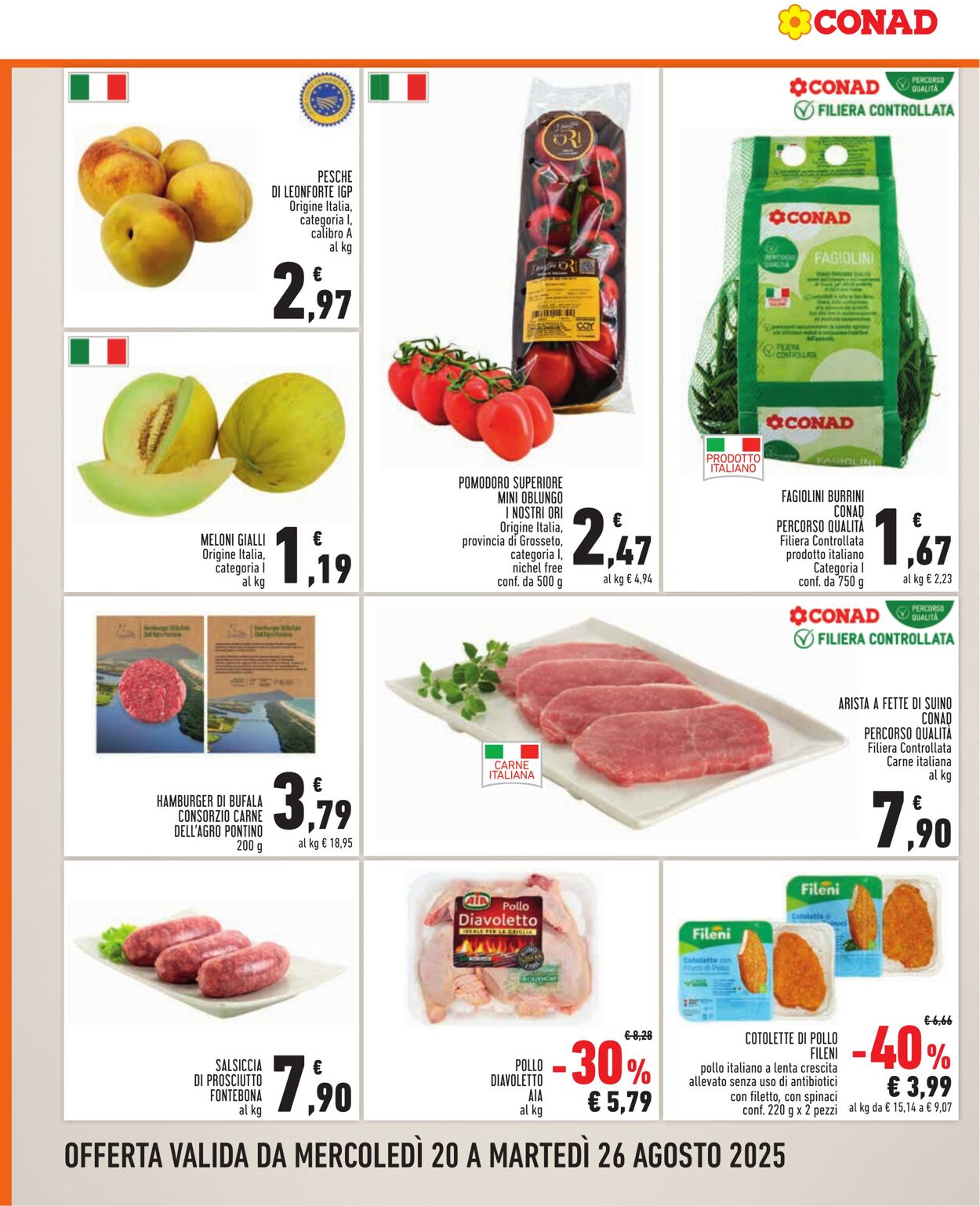 Volantino Conad 22.08.2025 - 22.08.2025