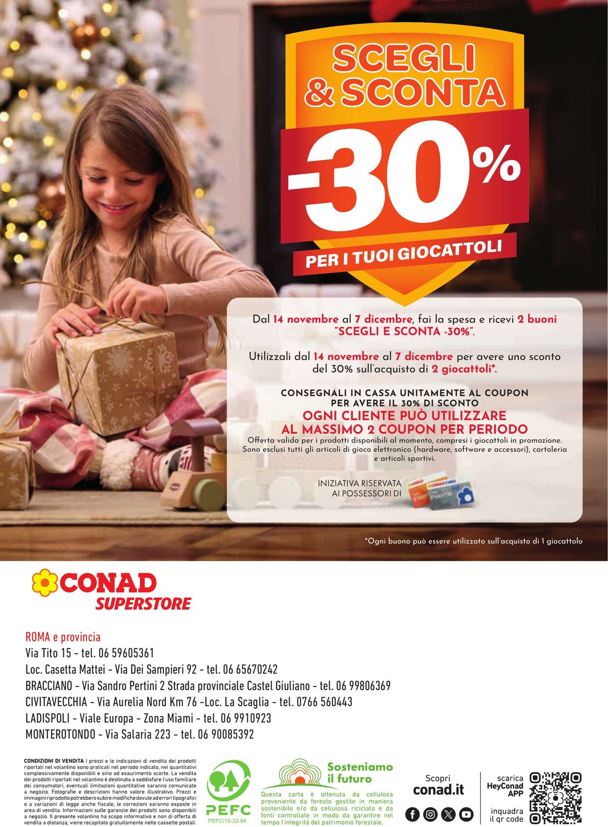 Volantino Conad 14.11.2024 - 06.01.2025