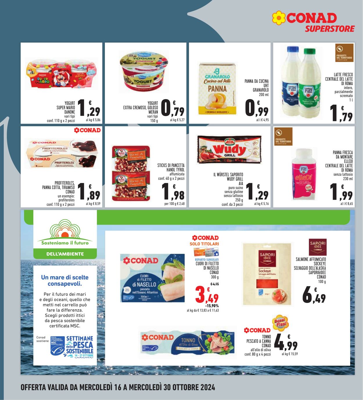 Volantino Conad 16.10.2024 - 30.10.2024