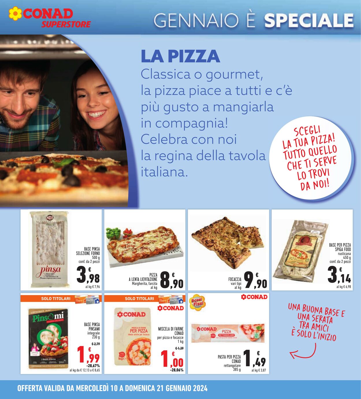 Volantino Conad 10.01.2024 - 21.01.2024