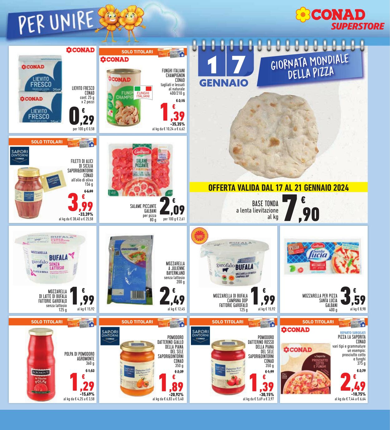 Volantino Conad 10.01.2024 - 21.01.2024