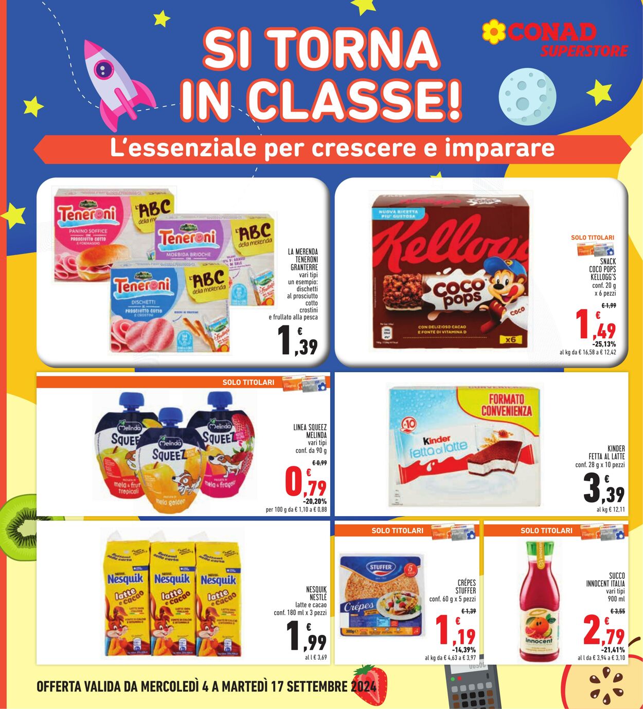 Volantino Conad 04.08.2024 - 17.09.2024