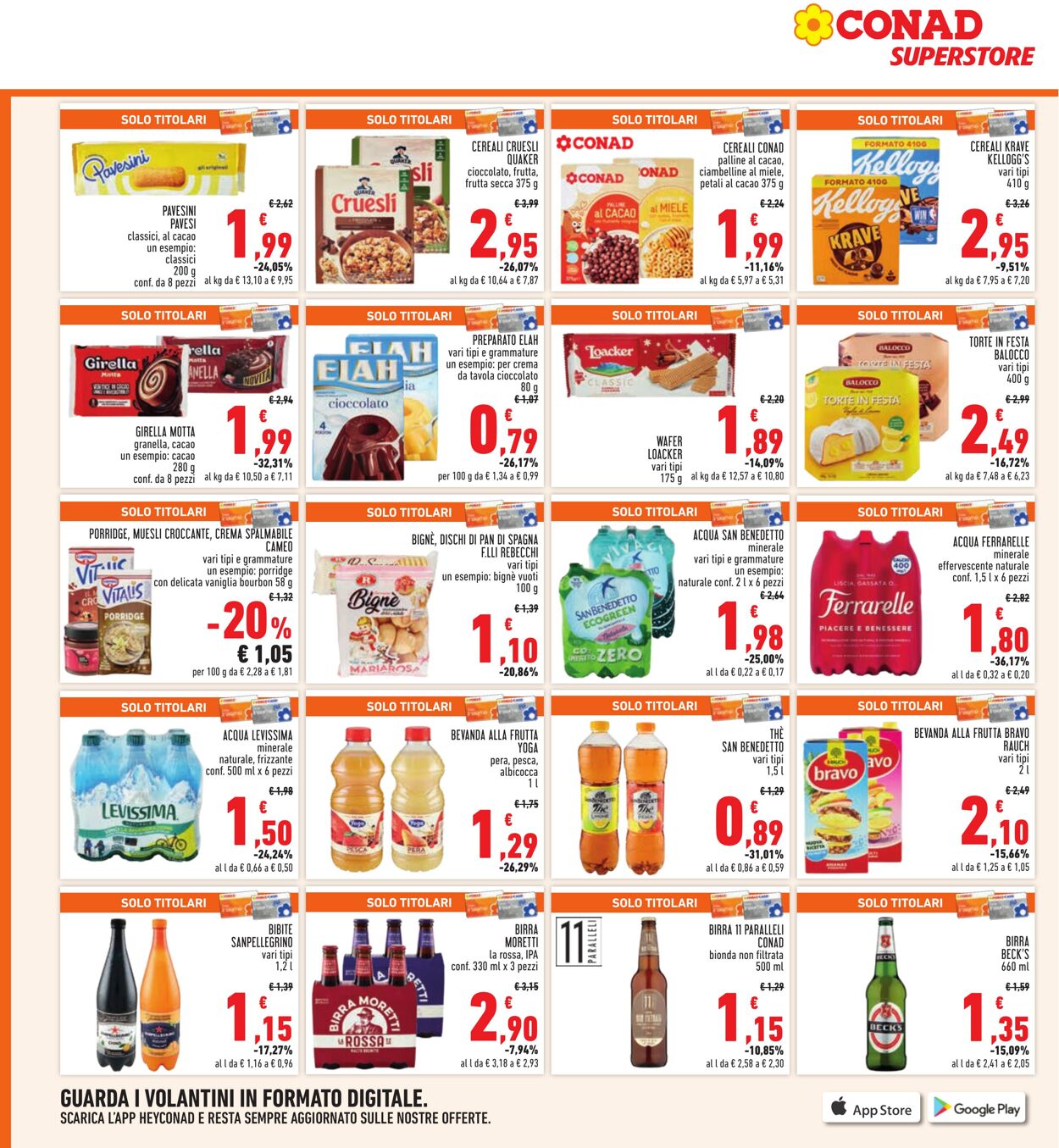 Volantino Conad 25.10.2023 - 05.11.2023