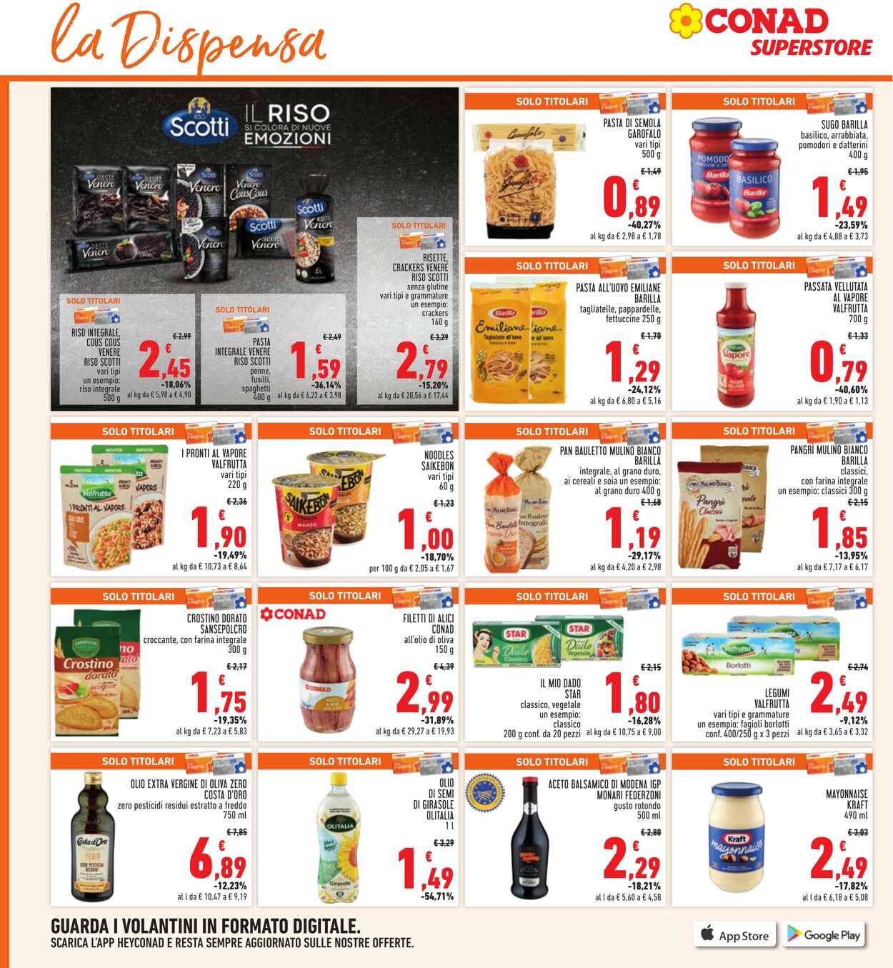 Volantino Conad 25.10.2023 - 05.11.2023