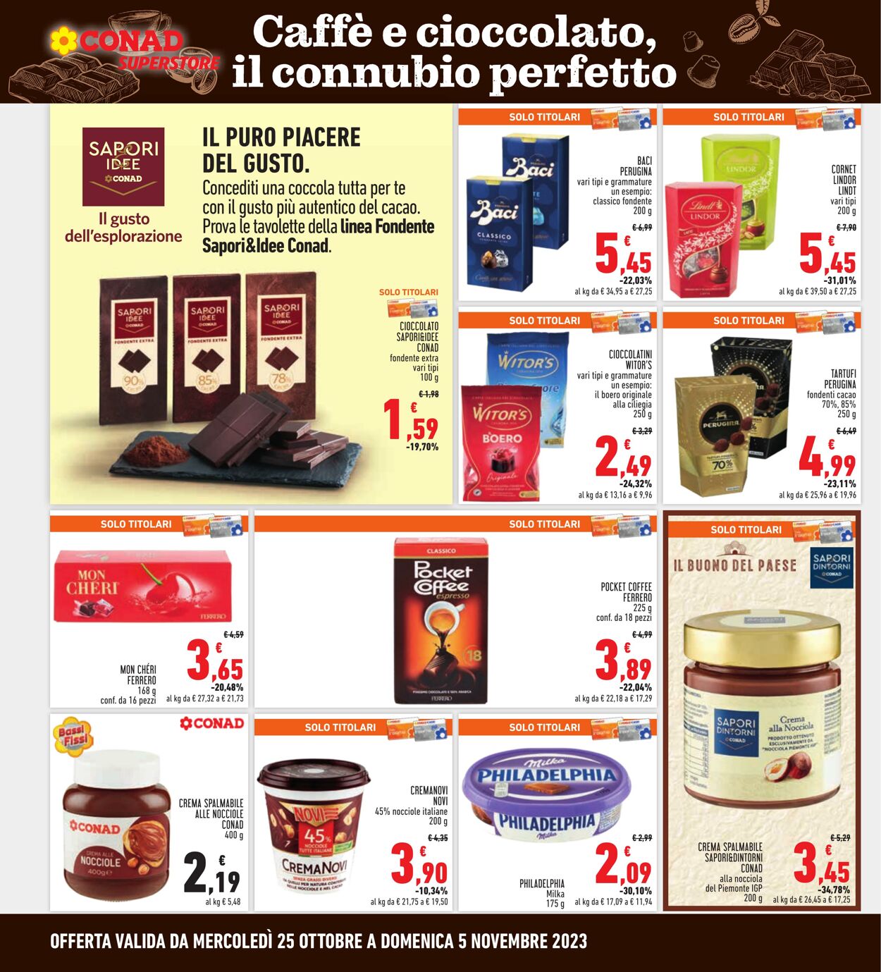 Volantino Conad 25.10.2023 - 05.11.2023