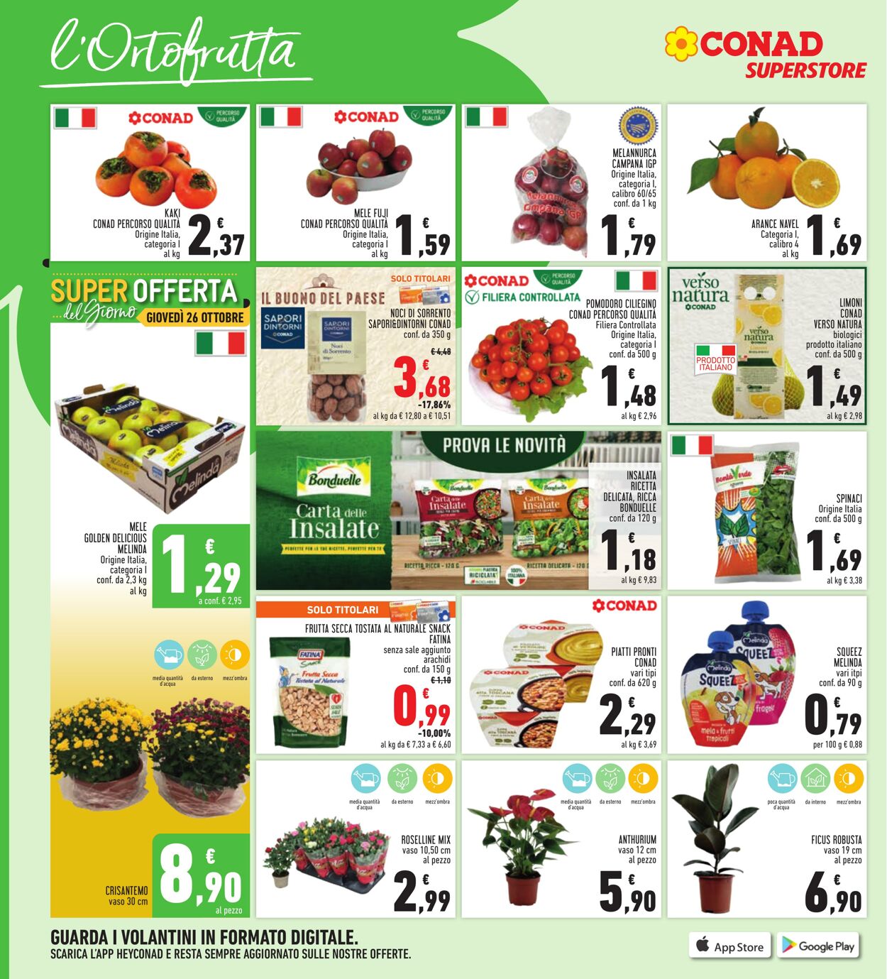 Volantino Conad 25.10.2023 - 05.11.2023