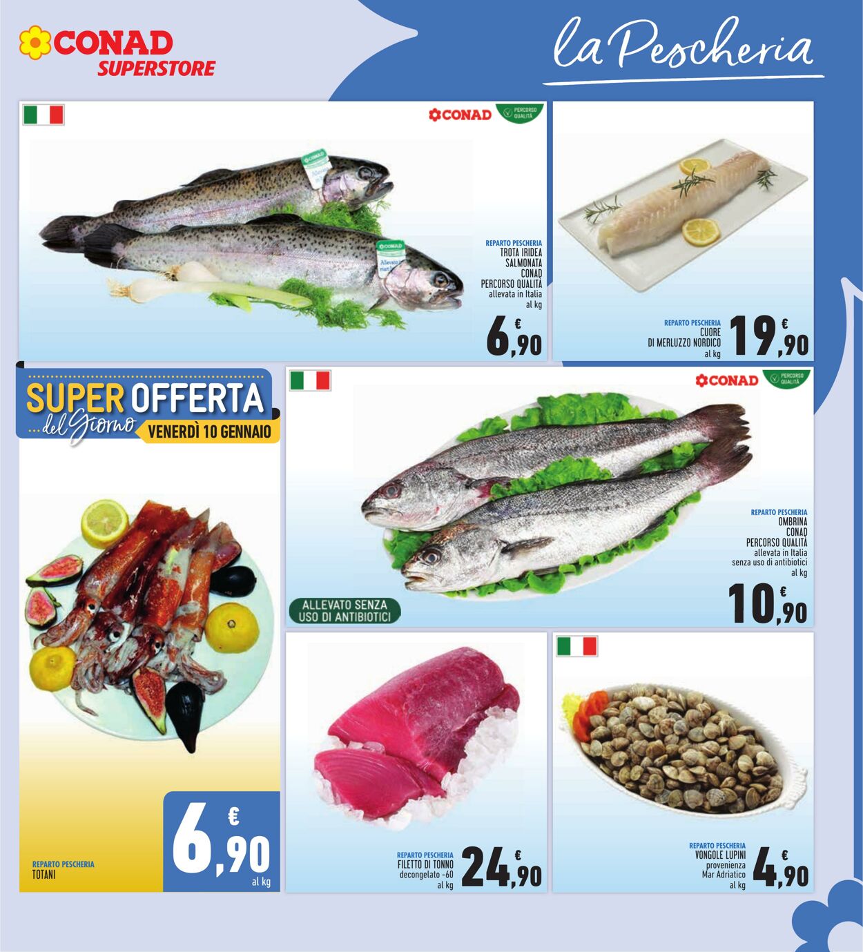 Volantino Conad 03.01.2025 - 14.01.2025