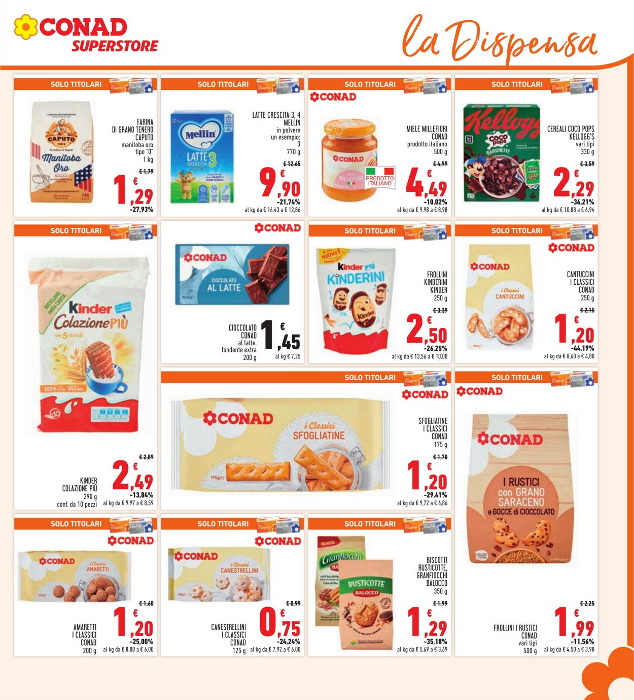 Volantino Conad 03.01.2025 - 14.01.2025