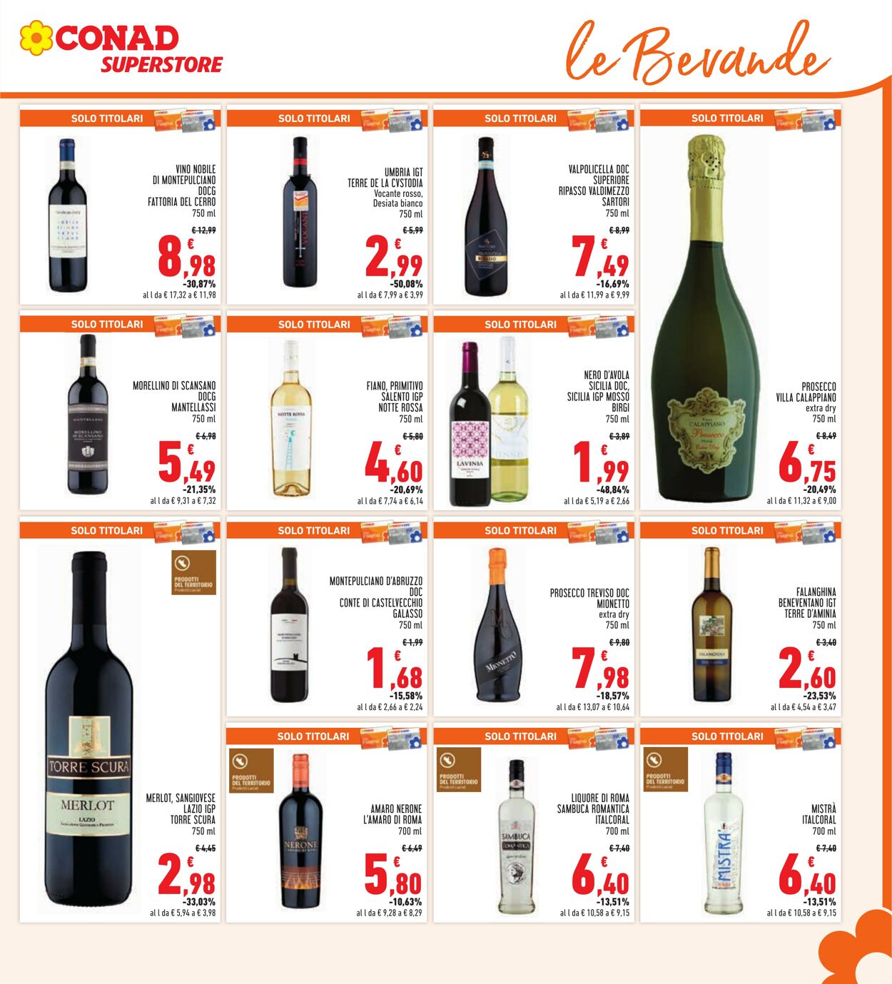 Volantino Conad 03.01.2025 - 14.01.2025