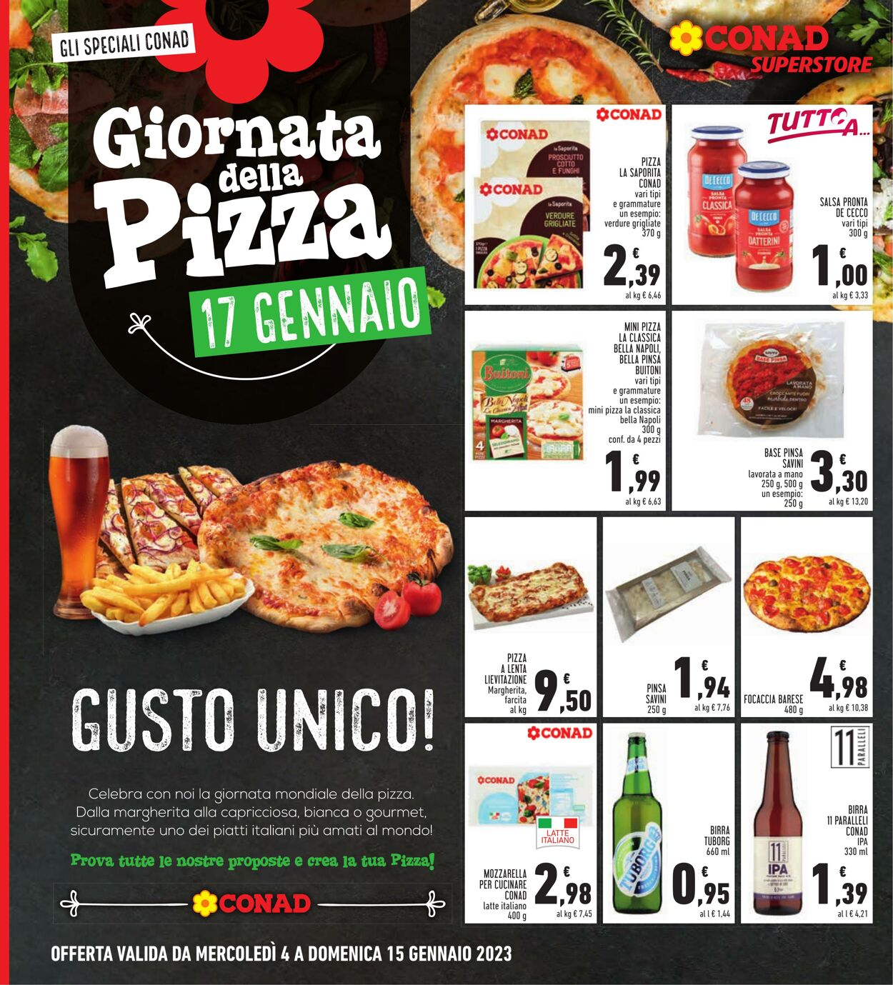 Volantino Conad 04.12.2022 - 15.01.2023