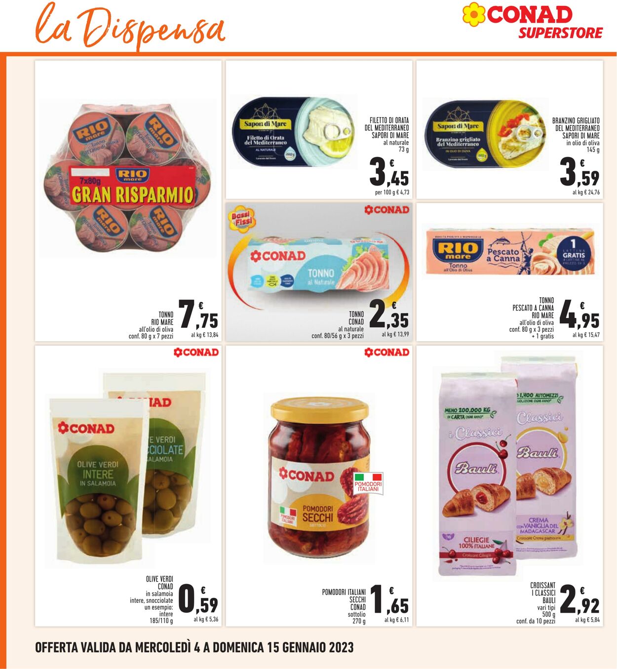 Volantino Conad 04.12.2022 - 15.01.2023