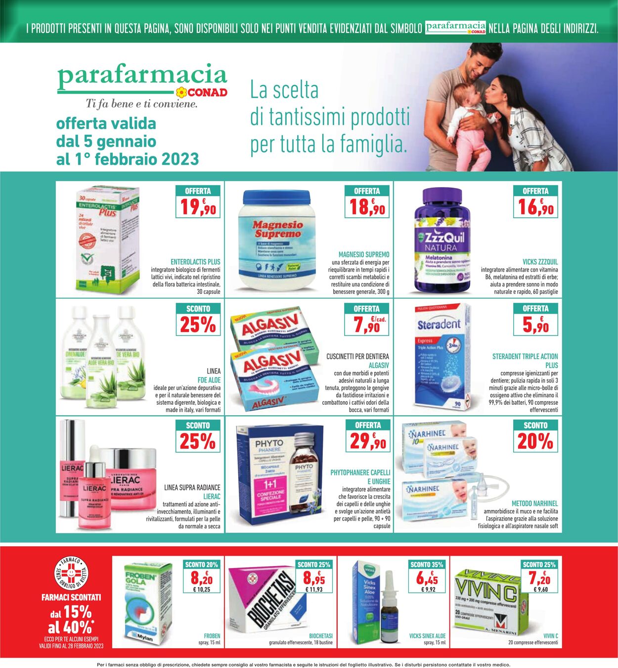 Volantino Conad 04.12.2022 - 15.01.2023