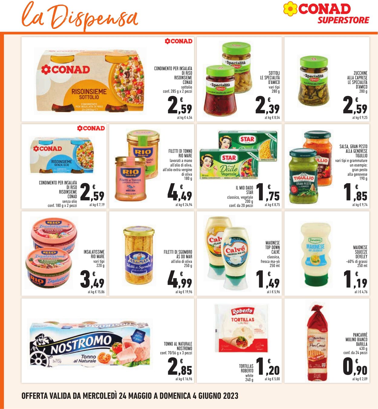 Volantino Conad 24.05.2023 - 04.06.2023