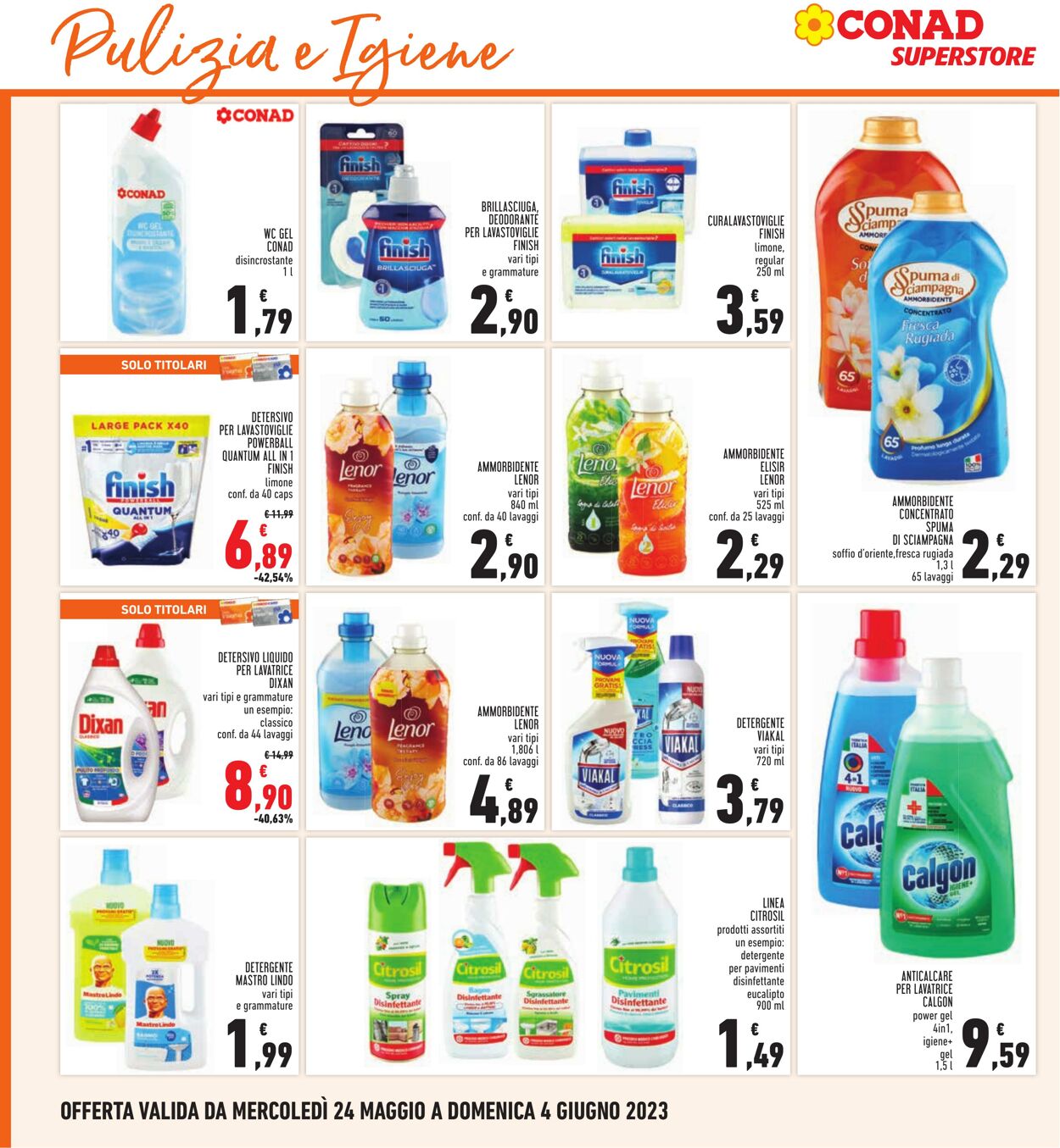 Volantino Conad 24.05.2023 - 04.06.2023